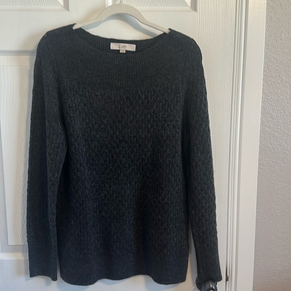 LOFT sweater - dark Gray, size L - Picture 6 of 6